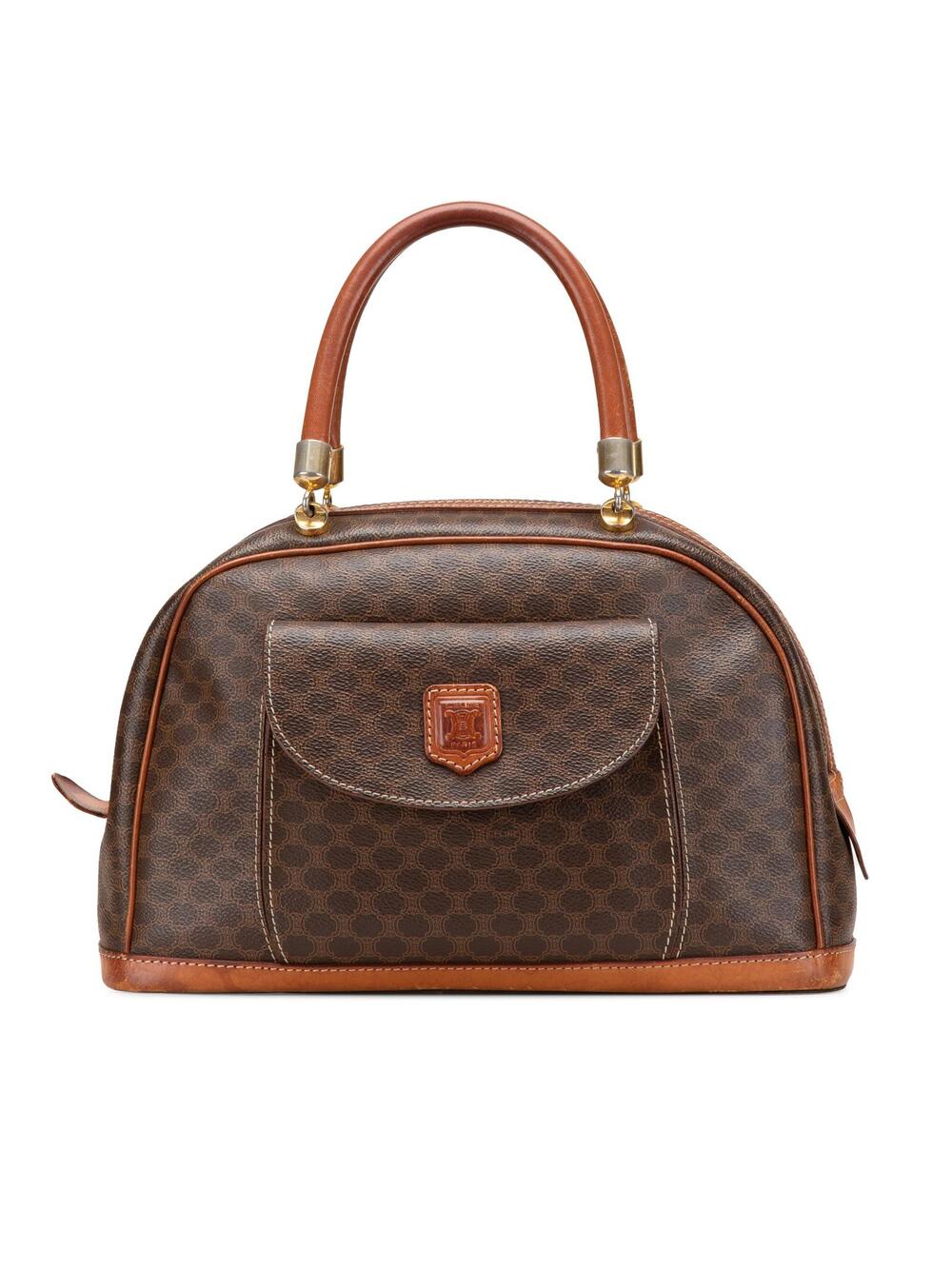 Celine Macadam Coated Canvas Handbag #278280C44B
